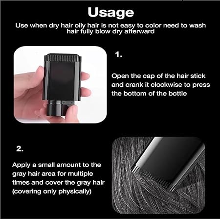 2 in 1 Instant Hair Color Dye Stick