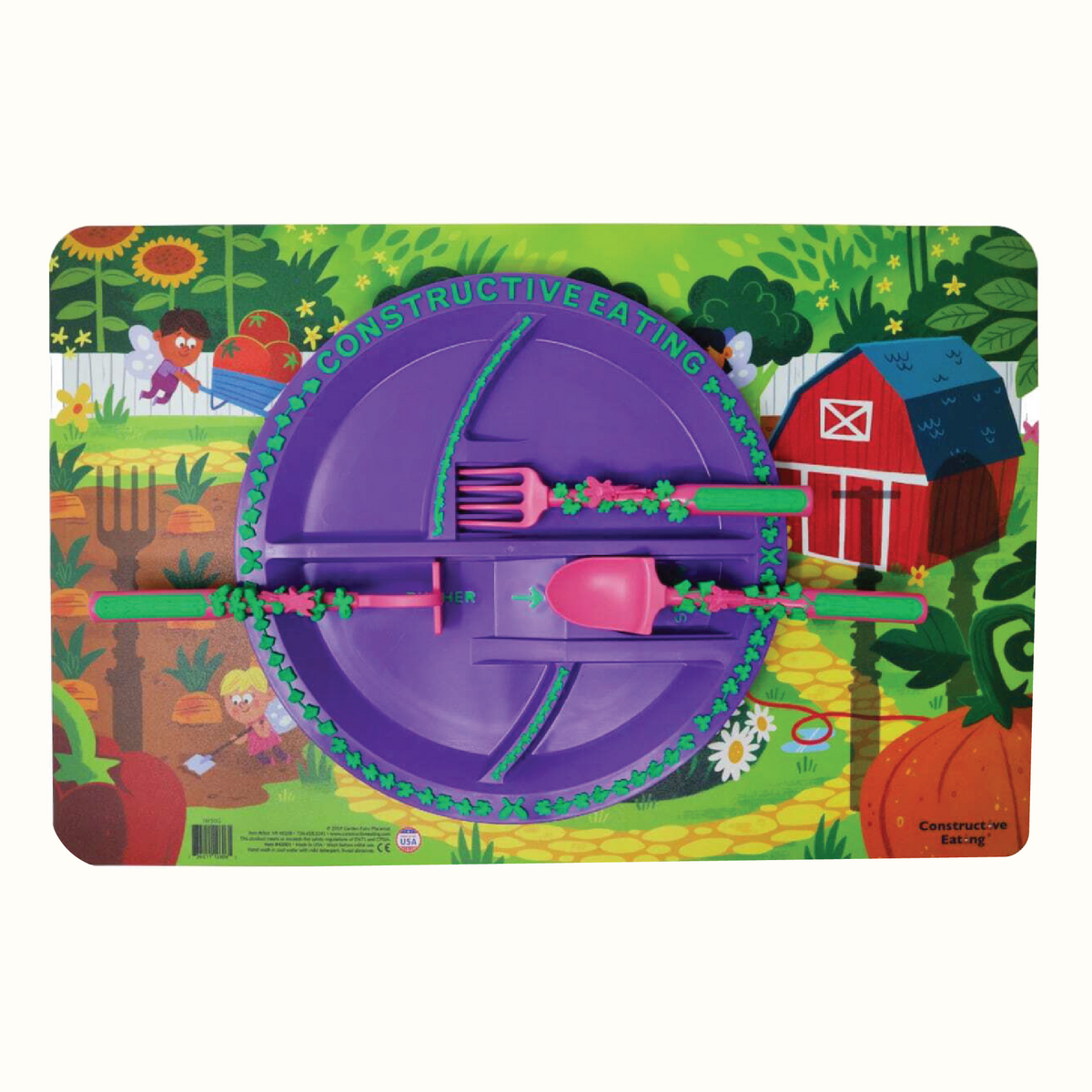 Fun toddlers plate