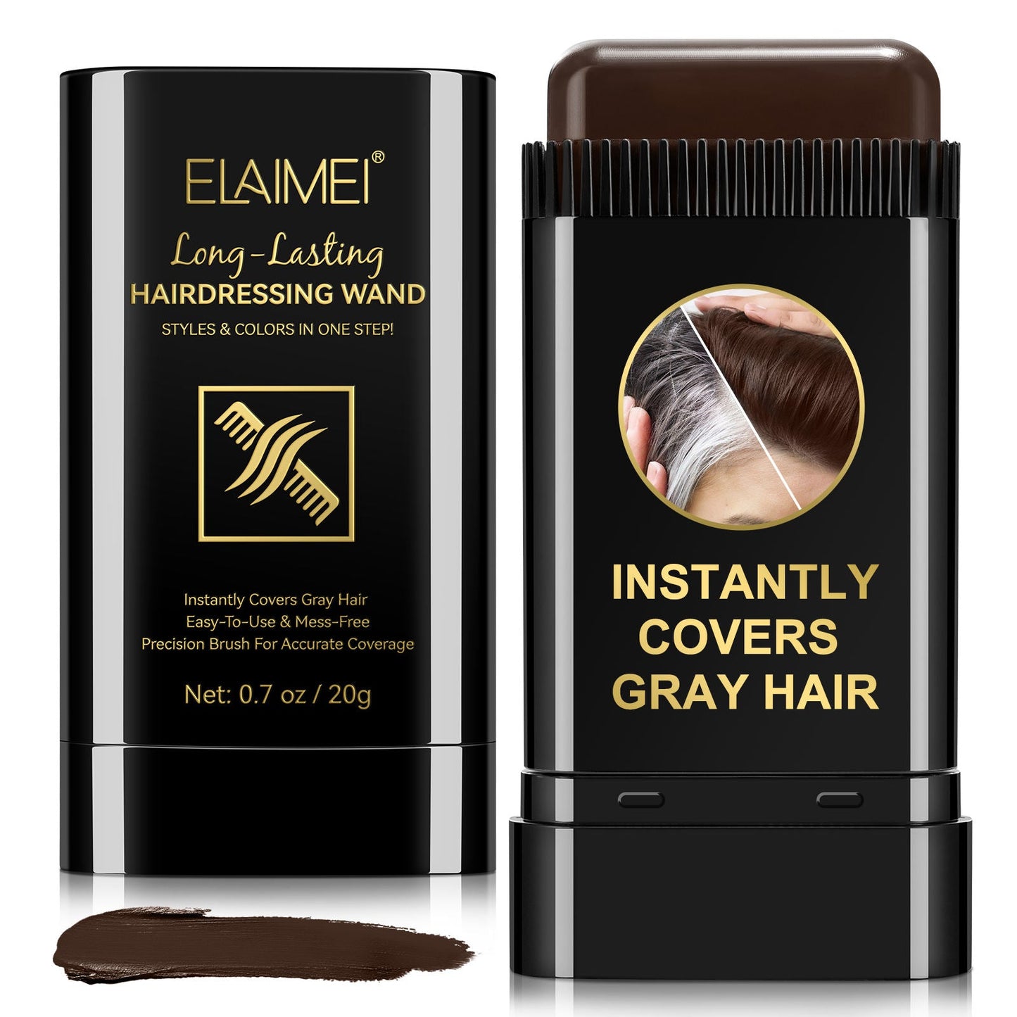 2 in 1 Instant Hair Color Dye Stick