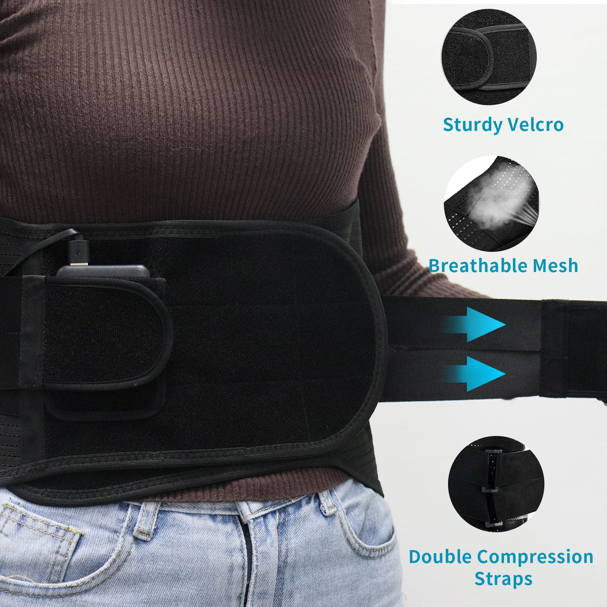 Breathable Back Support Belt