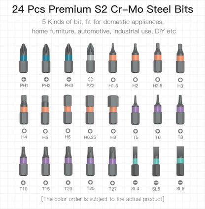 24 in 1 Magnetic Screwdriver Mini set