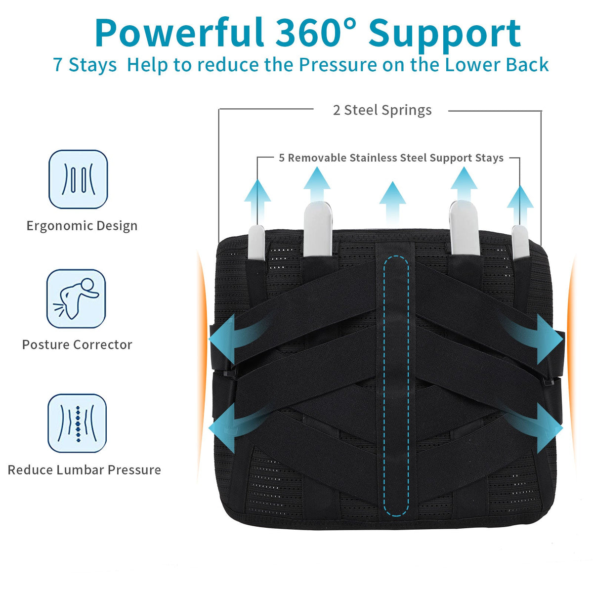 Breathable Back Support Belt