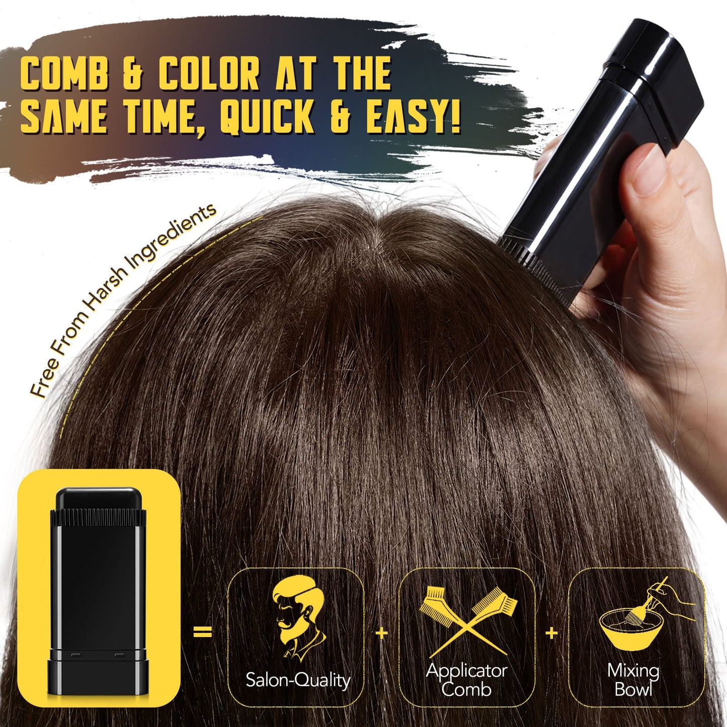 2 in 1 Instant Hair Color Dye Stick