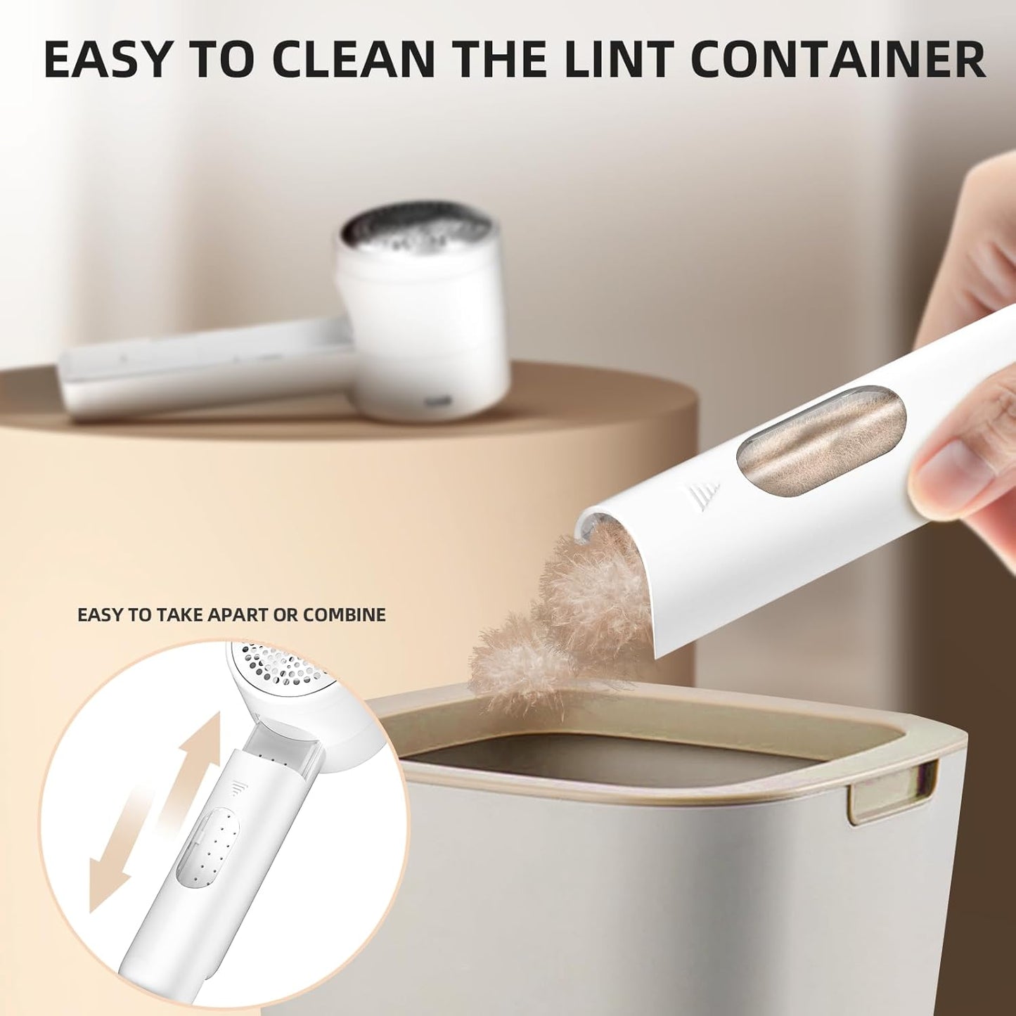 ReNewa – Rechargeable Fabric Shaver with LED Display