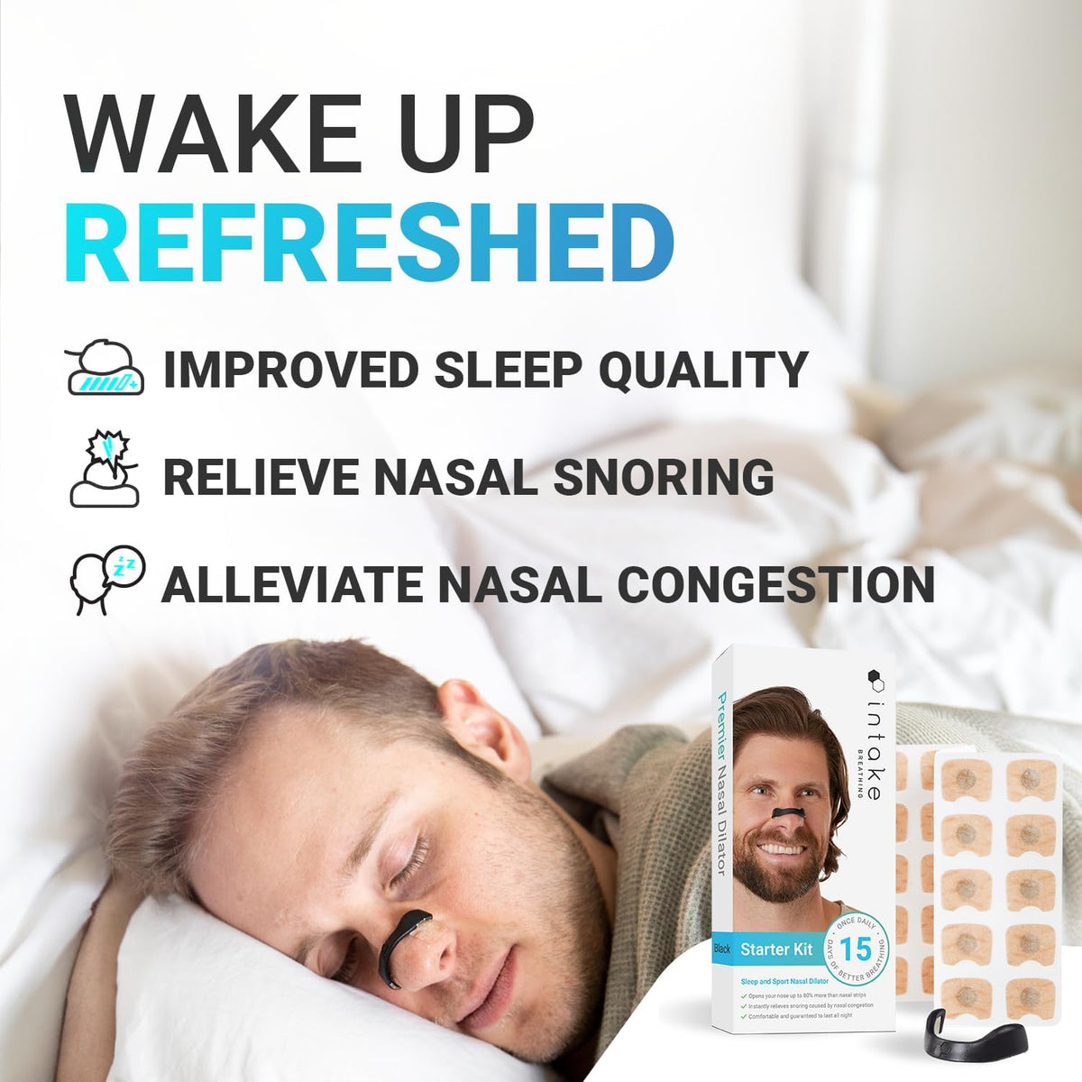 Intake Nasal Breathing Aid Starter Kit