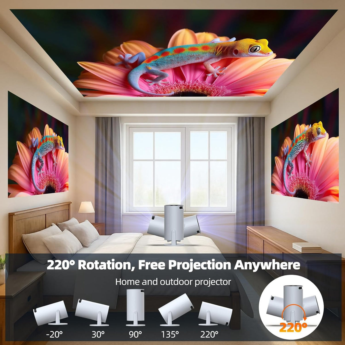 Lakatarina Smart Mini Projector 4K