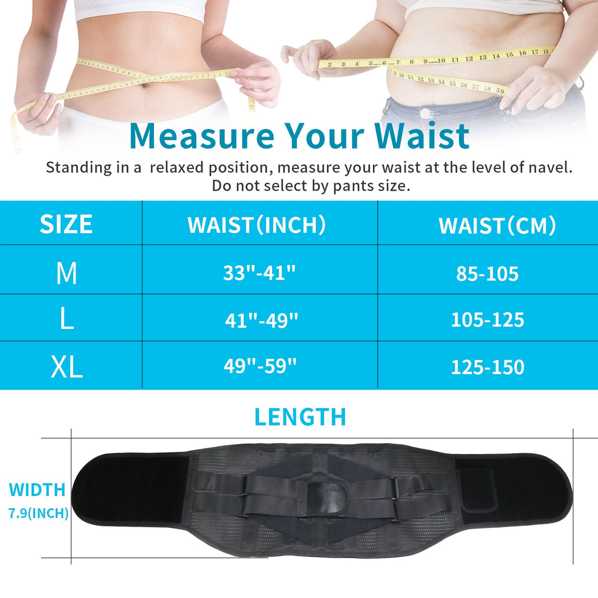 Breathable Back Support Belt