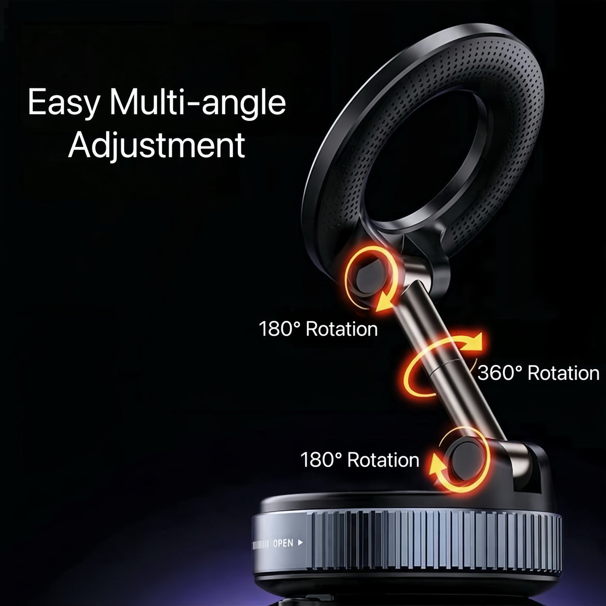 360° Magnetic Suction Phone Mount