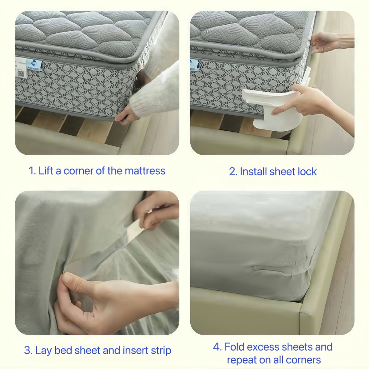SheetSecure Lock - Bed Tidy & Comfortable