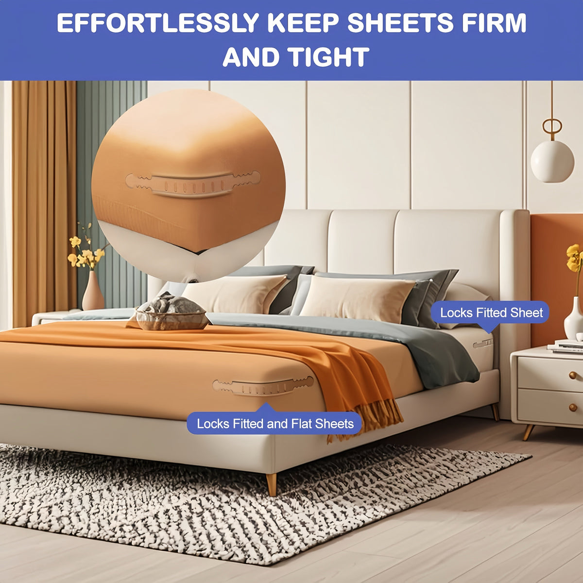 SheetSecure Lock - Bed Tidy & Comfortable