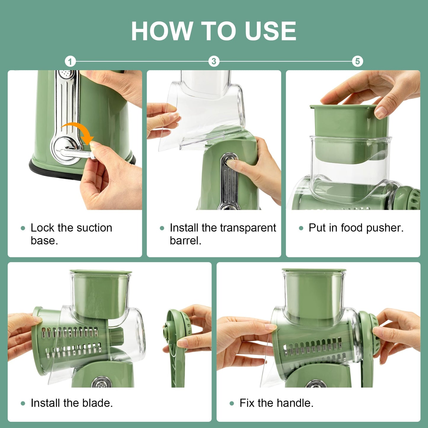 Rotary Cheese Grater