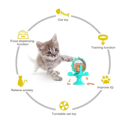 Interactive Pet Food Dispenser Toy