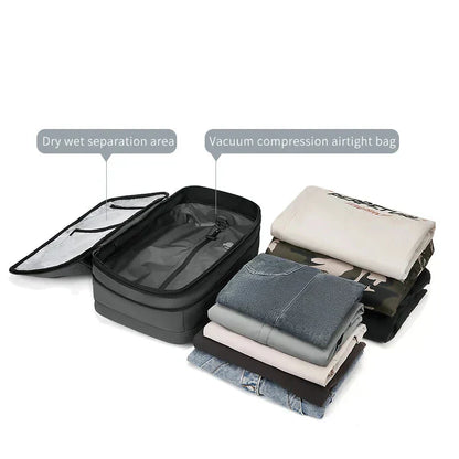 Compression Backpack with Vacuum Function