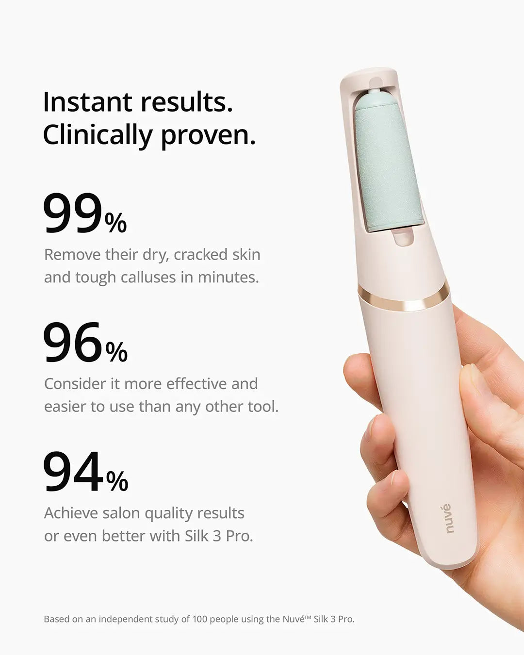 Smooth pedicure wand