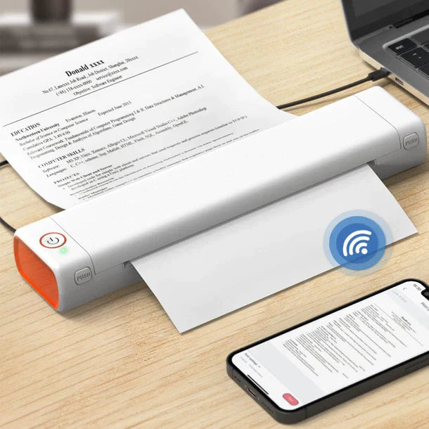 Inkless Portable Thermal Printer