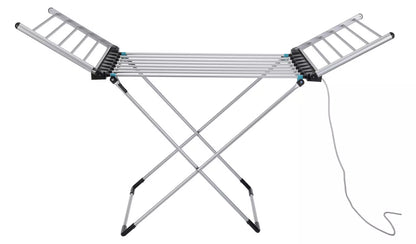 Heated Clothes Airer with Cover