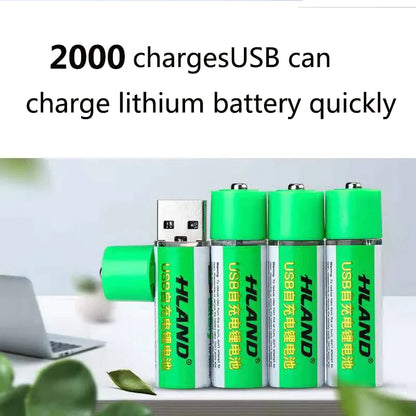 2PCS USB RECHARGEABLE BATTERY