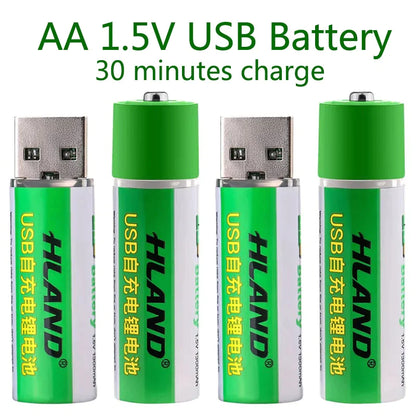 2PCS USB RECHARGEABLE BATTERY